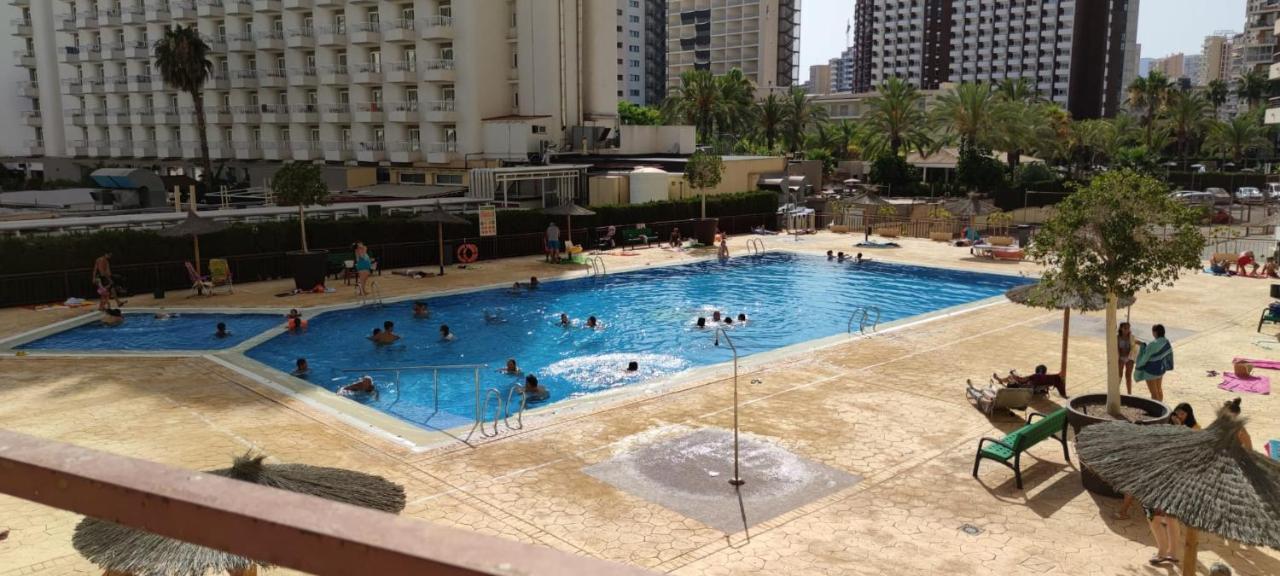 Precioso Apartamento Con Piscina Y Vistas Al Mar Mediterraneo. Benidorm Buitenkant foto